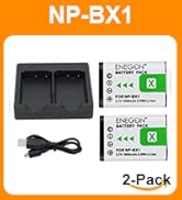 ENEGON LP-E6 Battery Charger Triple Slot LCD USB Charger Compatible with Canon EOS R6 R5 R 80D, 7...