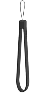 Ion8 Water Bottle and Travel Mug Strap Handle Accessory, Strong & Flexible, Easy Add, Black, One ...