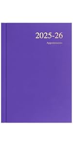 Collins 'Essentials' 12 Month Mid/Academic Year Planner, July 2025-July 2026 Day-to-Page Appointm...