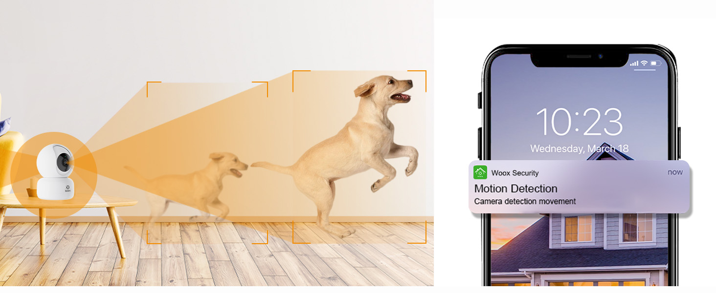 motion detection indoor camera