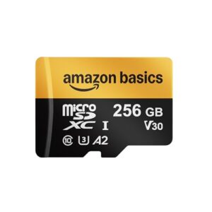 Amazon Basics 256GB Micro SD Card with Reader Adapter