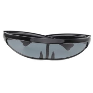 TINEASUR Futuristic Wrap Around Sports Sunglasses with UV Protection Trendy Cycling Eyewear for Outdoor Activities for Road Cycling and More