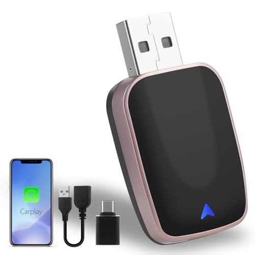 Huuimy Wireless Carplay Adapter Converts Wired Car Play to Wireless