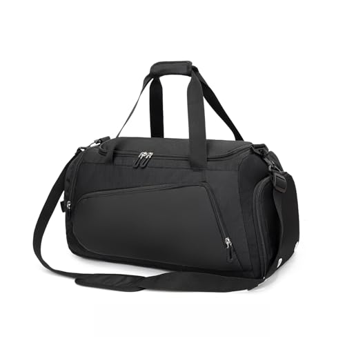 Waterproof Gym Bag Duffle Bag with Wet Pockets and Shoe Compartment