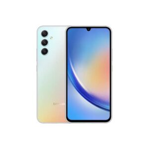 Samsung Galaxy A34 5G 256GB Silver Unlocked (Renewed)