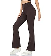 ACTINPUT Yoga Pants for Women Flared Leggings High Waisted Bootcut BlackTrousers Women Workout Bo...