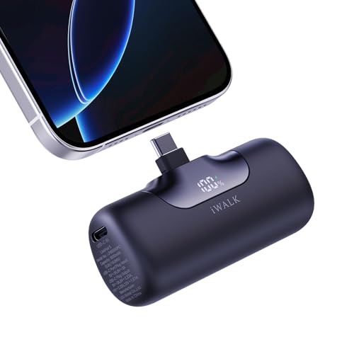 iWALK Portable Charger 5500mAh Next-Gen Small Power Bank 22.5W Fast Charging Battery USB-C Portable Phone Charger for iPhone 16/16 Plus/16 Pro/16 Pro Max/15 series
