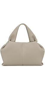 Kavjizy PU Leather Tote Bag, Shoulder Bag Y2K Hobo Handbag with Adjustable Strap, Faux Leather To...