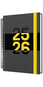 Collins 'Delta' 12 Month Mid/Academic Year Planner, August 2025-August 2026 Day-to-Page Appointme...