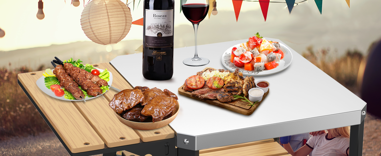 Barbecue trolley
