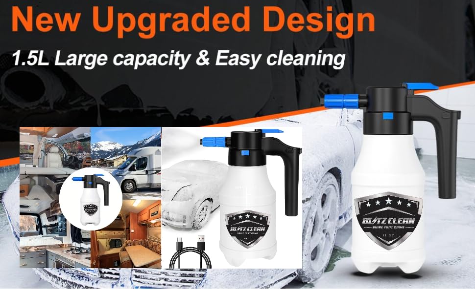 electric sprayer snow foam foaming lance