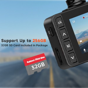 dashcam front and rear camera