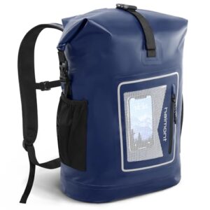 Haimont Waterproof Backpack Dry Bag Floating Roll Top Dry Sack Durable Backpack with Padded for Kayaking