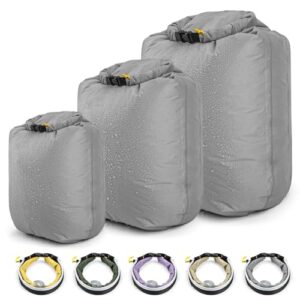 HIKEMAN Waterproof Dry Bag Set - Lightweight Canoe Bags Dry Sack