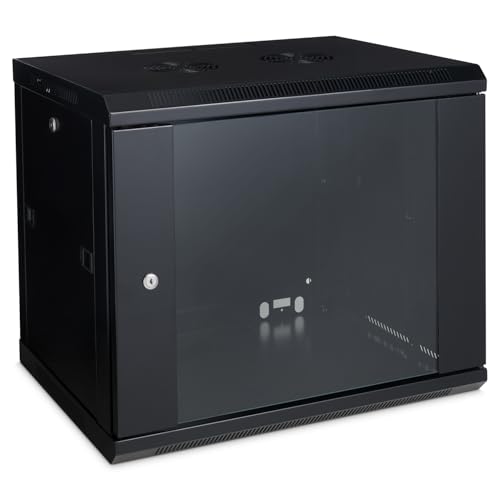 Platinum Enclosures 9u 600mm Deep Wall Mounted Data Cabinet 19 Inch Storage Rack for Home Office