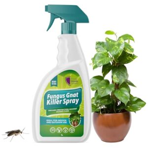 Fungus Gnat Killer Spray 1L | Organic Protection Against Sciarid Flies | Effective for Houseplants