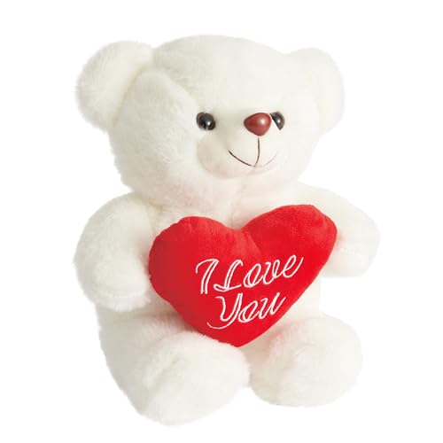 THE TWIDDLERS - Valentines Teddy Bear with I Love You Heart