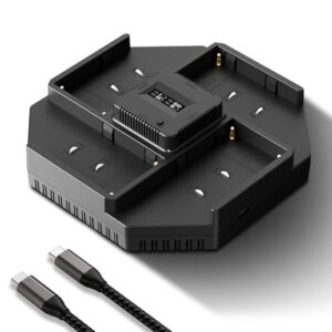 Neewer NP-F970 4 Channel Charger for NP-F550 NP-F750 Camcorder Camera Battery