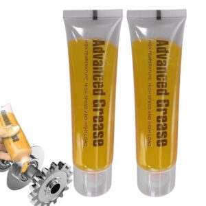 High Temp Angle Grinder Grease - 2pcs Bearing Grease Lubricant for Tools | 1.69oz Grinder Gear Lubricant to Reduce Wear & Friction