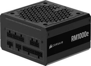 CORSAIR RM1000e (2025) Fully Modular Low-Noise ATX Power Supply with 12V-2x6 Cable – ATX 3.1 & PCIe 5.1 Compliant