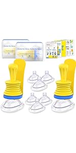 8Packs Portable Assist Kit Helps to Remove Clogged Objects, Convenient Anti Choking Device Kit fo...