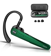Atheewon Bluetooth Headsets V5.4 with Mic Handsfree Bluetooth Earpiece, 120Hrs Standby Wireless H...
