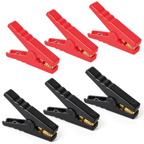 Nadisean 6Pcs 100A Jump Lead Clamps