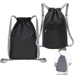 2 Pcs Waterproof Drawstring Bags