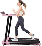 CITYSPORTS 2 in 1 Folding Treadmill,1-12km/h,Under Desk Treadmill Foldable,with 1400W Motor,Insta...