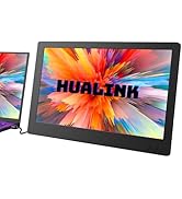 hualink Laptop Screen Extender Monitor - 14 Inch IPS FHD 1080P HDMI/USB-A/Type-C Laptop Monitor E...
