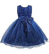 Discoball Girls Princess Dress Sequin Tulle Flower Pageant Birthday Party Wedding Bridesmaid Girl...