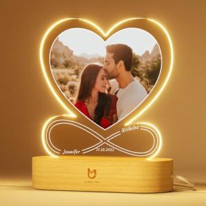 Bemaystar Personalised Gifts Love Lamp - Valentines Gifts for Her Him Girlfriend Boyfriend