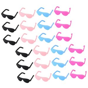 ibasenice 60pcs Doll Mini Glasses Sunglasses for DIY Tiny Dollhouse Glasses Miniature Doll Eyeglasses Doll Glasses Mini Mini Doll Accessories Mini Dolls Costume Glasses Plastic