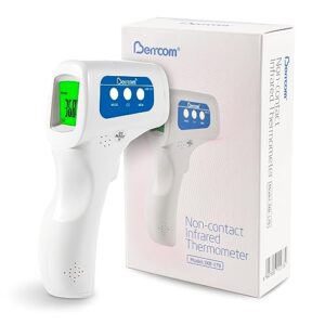 Berrcom Forehead Digital Thermometer Medical Thermometer for Adults and Children Non Contact Baby Thermometer Infrared Digital Thermometer with Instant Reading