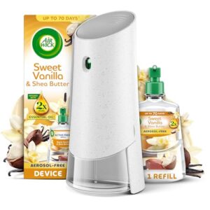 Air Wick Sweet Vanilla & Shea Butter Aerosol-Free Automatic Spray Kit
