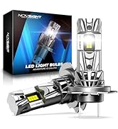 NOVSIGHT H7 LED Headlight Bulb - 70W 16000LM H7 Headlight Bulb, 1:1 Size Super Bright 6500K White...