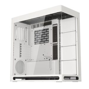 HAVN HS 420 Dual-Chamber ATX Mid Tower PC Case White | Hybrid Design
