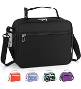 hombrima Insulated Lunch Box Bag, Kids Thermal Cool Bags with Adjustable Strap for Adults Childre...
