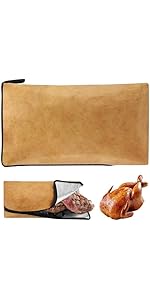 MEKOTRIN BBQ Blanket for Resting Meat - Reusable Barbecue Bag Foldable Insulated Brisket Resting ...