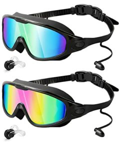 Lorrtta Wide Vision Swimming Goggles 2 Pack