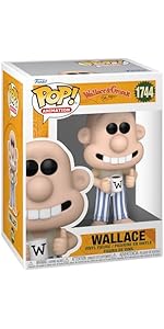 Funko POP! Movies: Wallace In Pajamas & Gromit - Wallace and Gromit - Collectable Vinyl Figure - ...