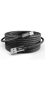 CLEEFUN 3m USB-A to USB-C Fast Charging Cable, Long PS5 Controller Charger Lead Type C for Samsun...