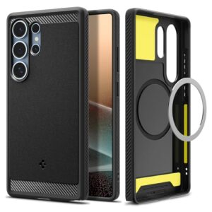 Spigen Rugged Armor MagFit Case for Samsung Galaxy S25 Ultra