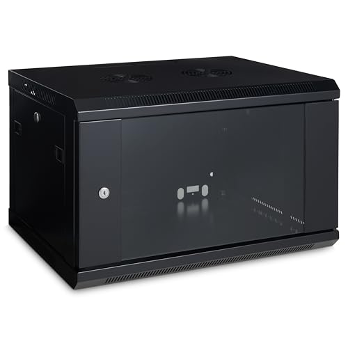 Platinum Enclosures 6u 600mm Deep Wall Mounted Data Cabinet 19 Inch Storage Rack for Home Office