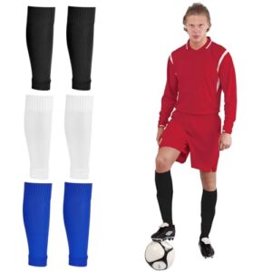 HZHSGLY 3 Pairs Football Sock Sleeves for Men
