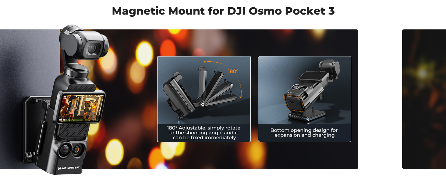 magnetic base for dji osmo pocket 3