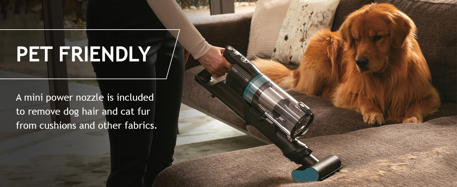 hoover vacuum cordless stick vacuum cleaner pet friendly tool remove pet fur cat hair
