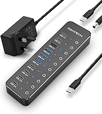 RSHTECH 10-port USB hub