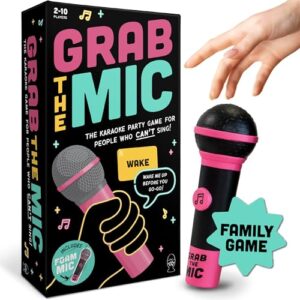 Lucky Egg Grab The Mic - The Family Karaoke Game 8+ Year Olds