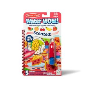 Melissa & Doug Scented Water WOW Reusable Water-Reveal Colouring Activity Pad Travel Toy – Frui